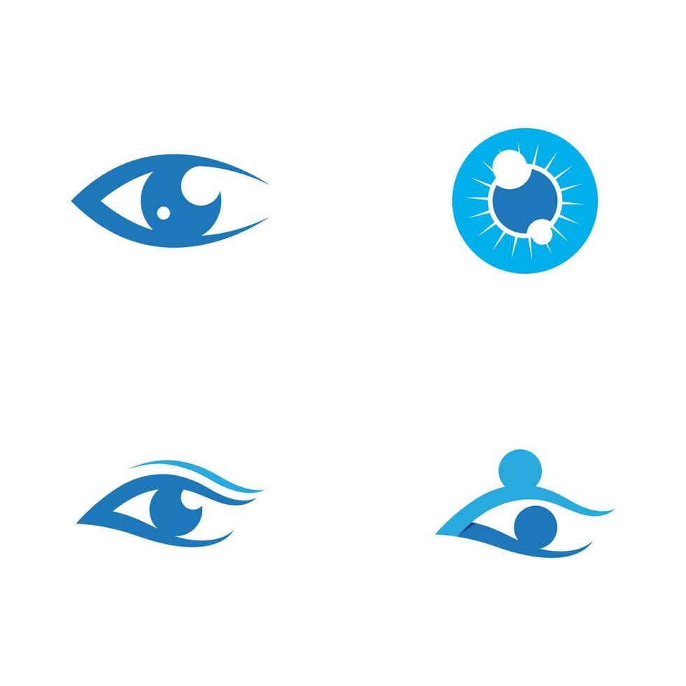 Eye Care vector logo design