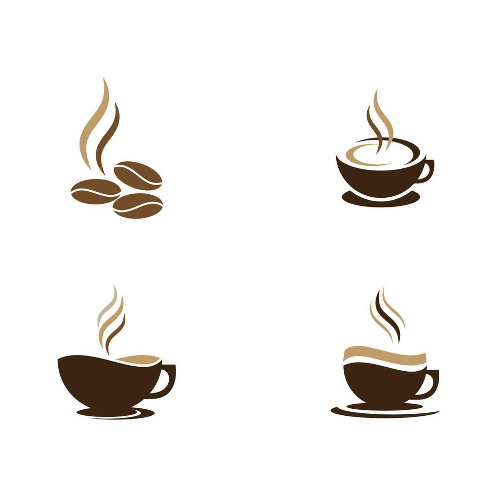 Coffee cup Logo Template vector