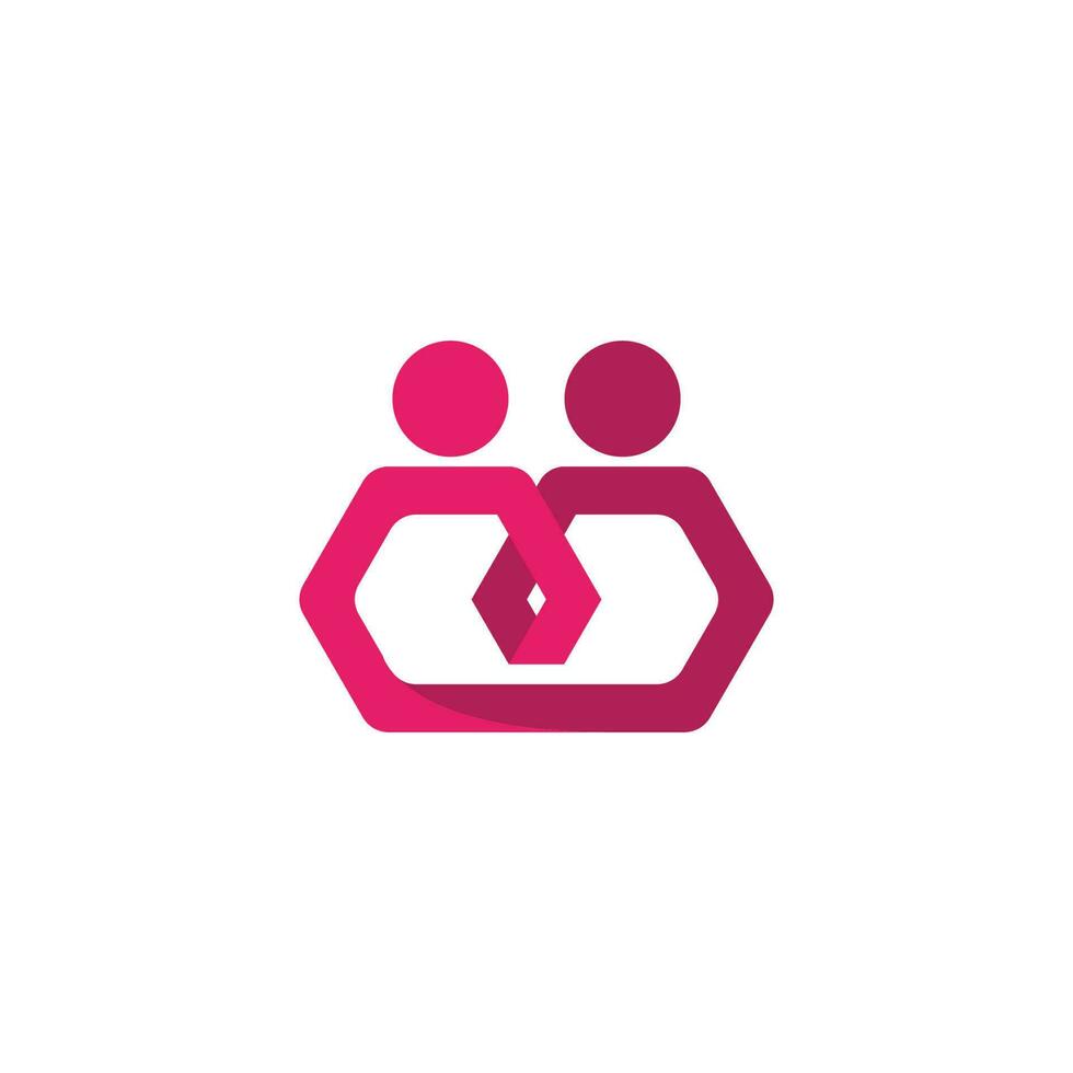 Community, network and social icon vector