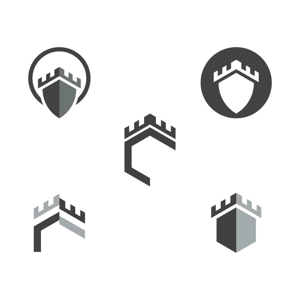 Castle vector illustration icon