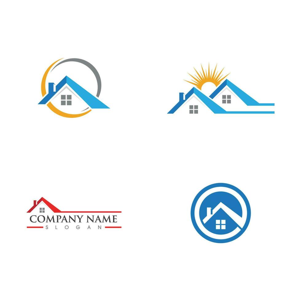 Property and Construction Logo design vector