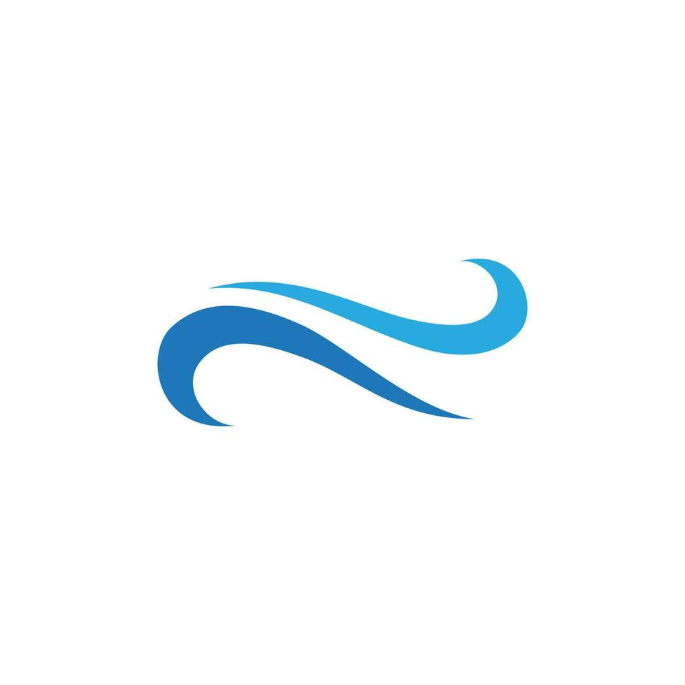 Water wave icon vector