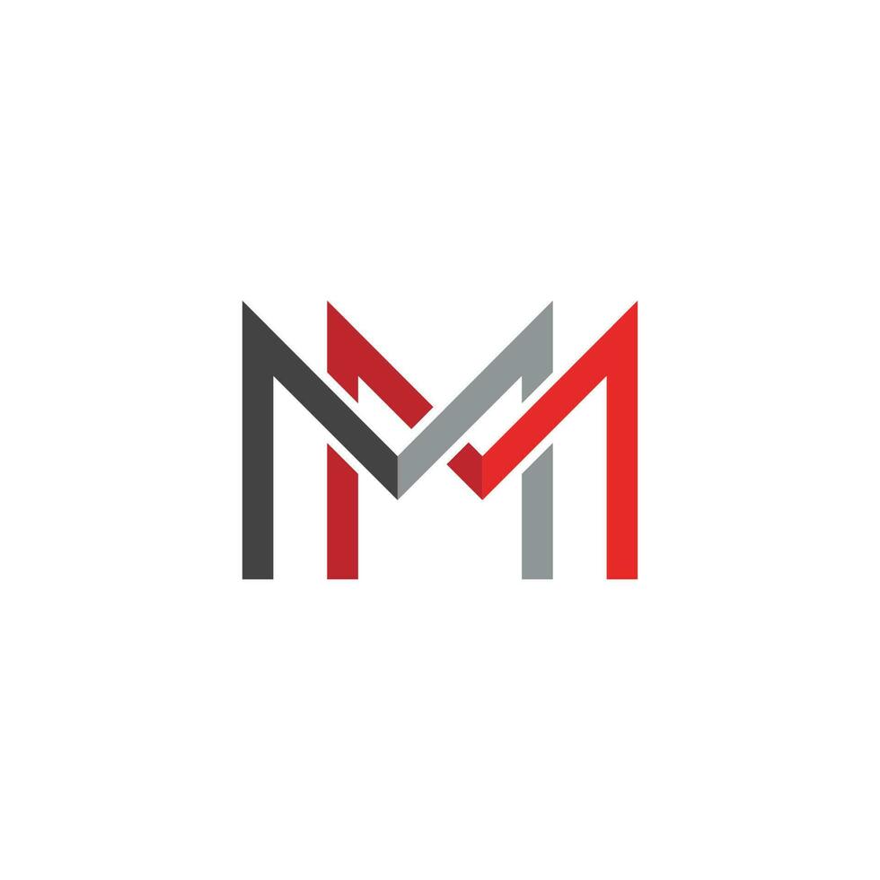 M Letter Logo Template vector