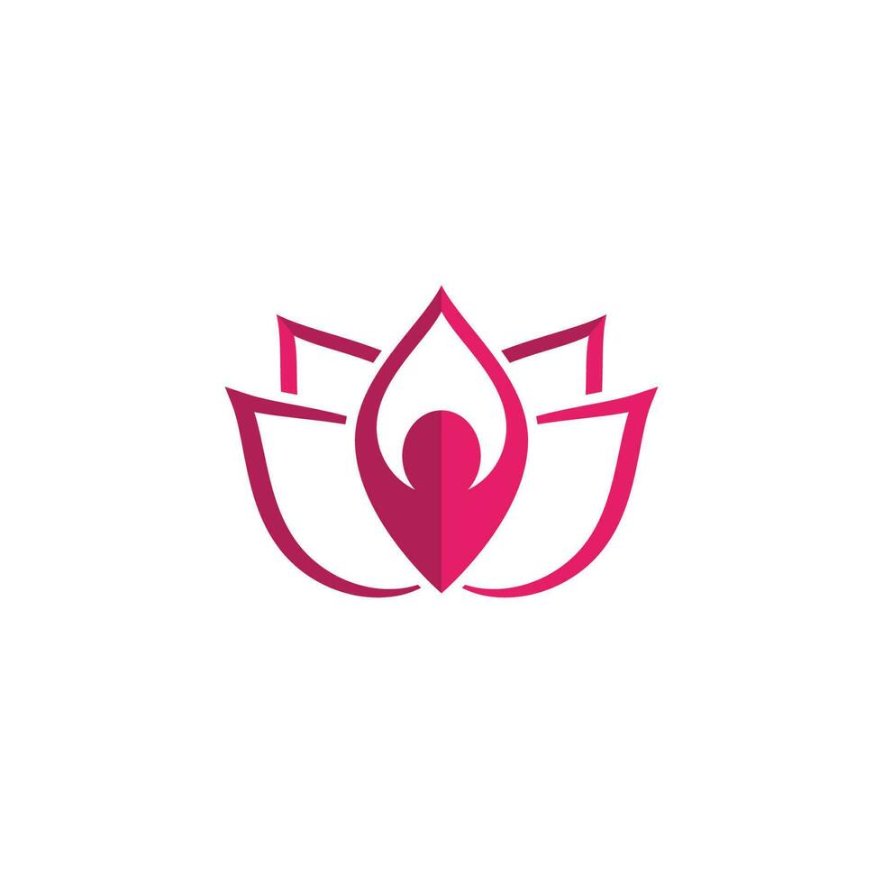 Beauty Vector lotus icon