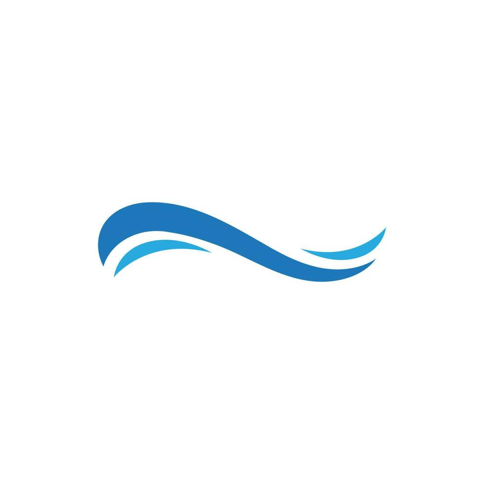 Water wave icon vector