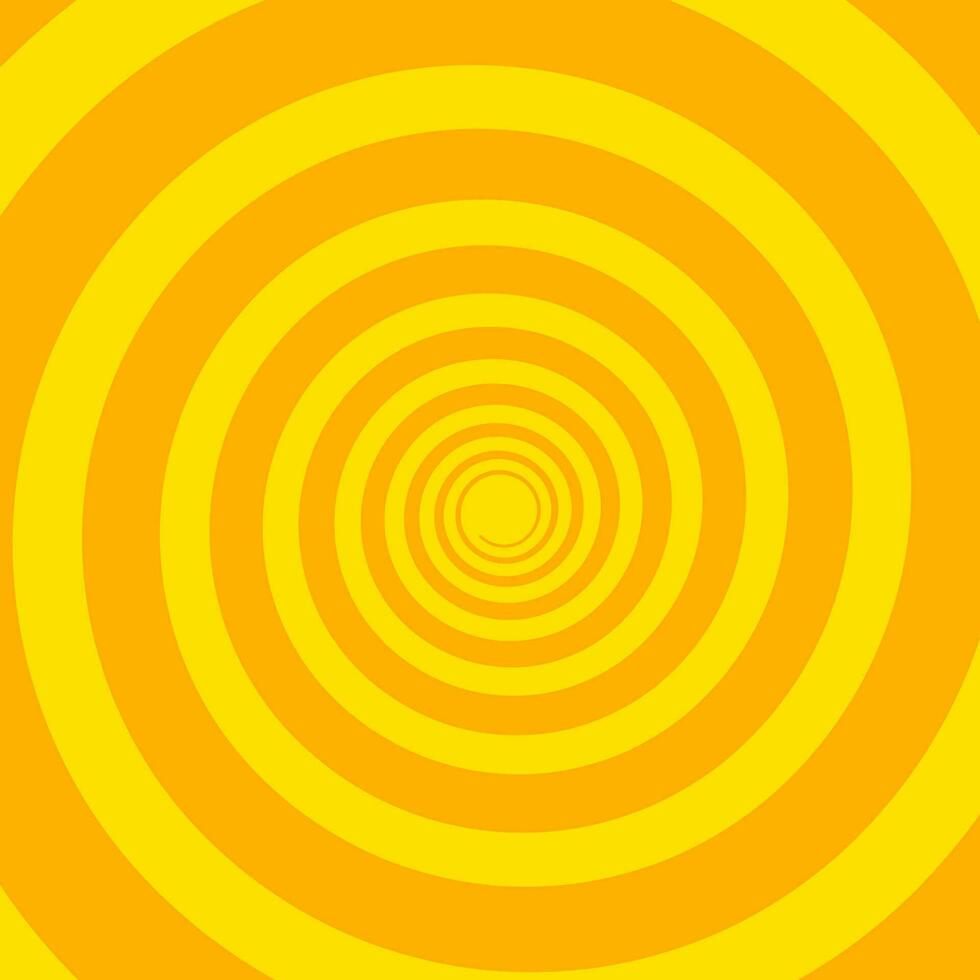 Spiral line yellow halftone pattern abstract vector illustration.