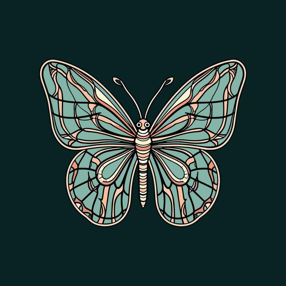 mariposa logo marca diseño es elegante y sofisticado, Perfecto para marcas ese querer a escaparate su belleza y transformación. vector