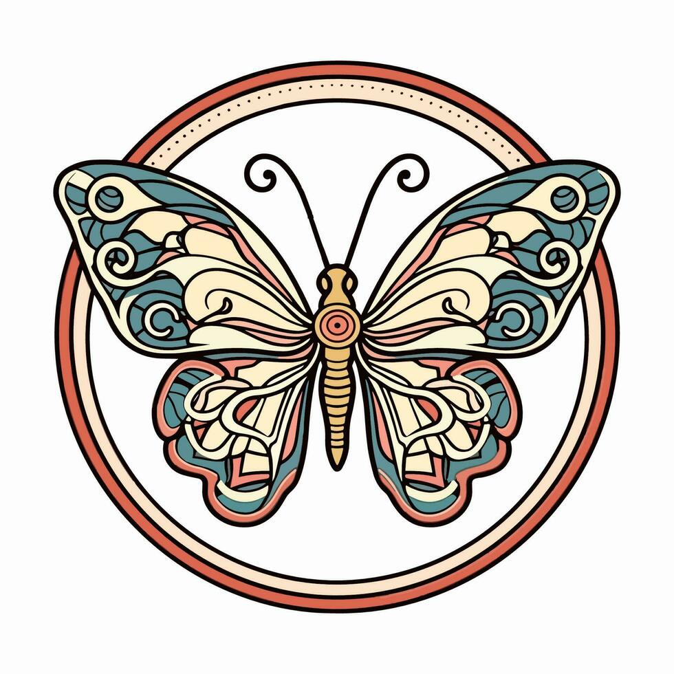 mariposa logo marca diseño es elegante y sofisticado, Perfecto para marcas ese querer a escaparate su belleza y transformación. vector