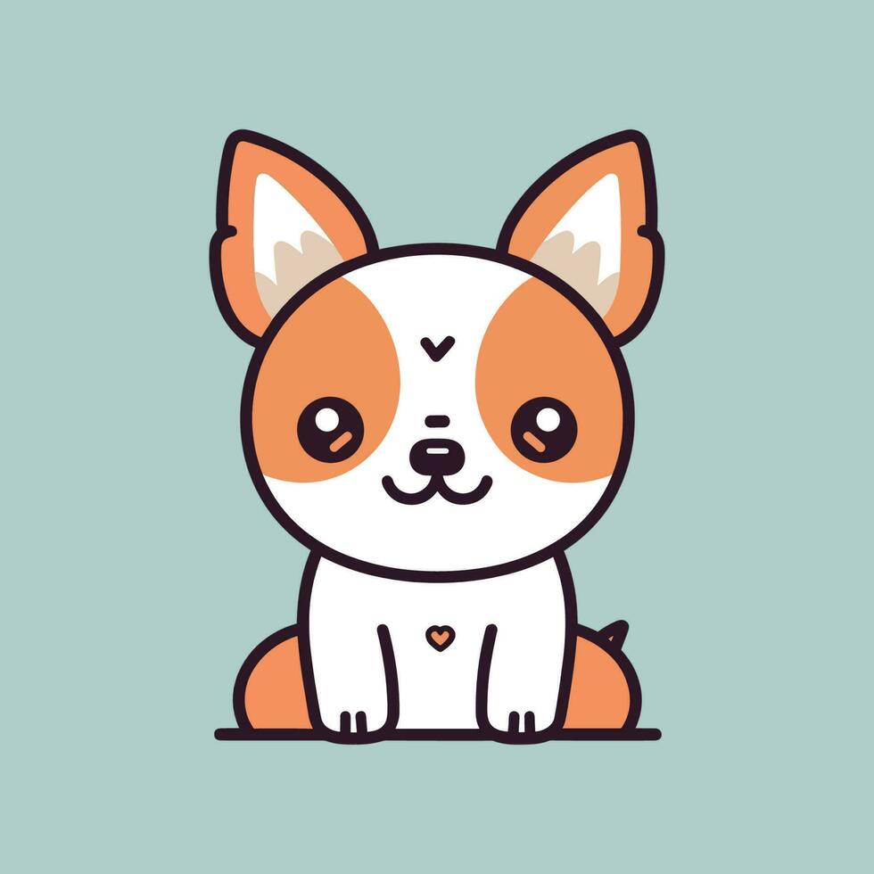 cute dog illustration is adorable and playful, perfect for designs that are fun and lighthearted. vector