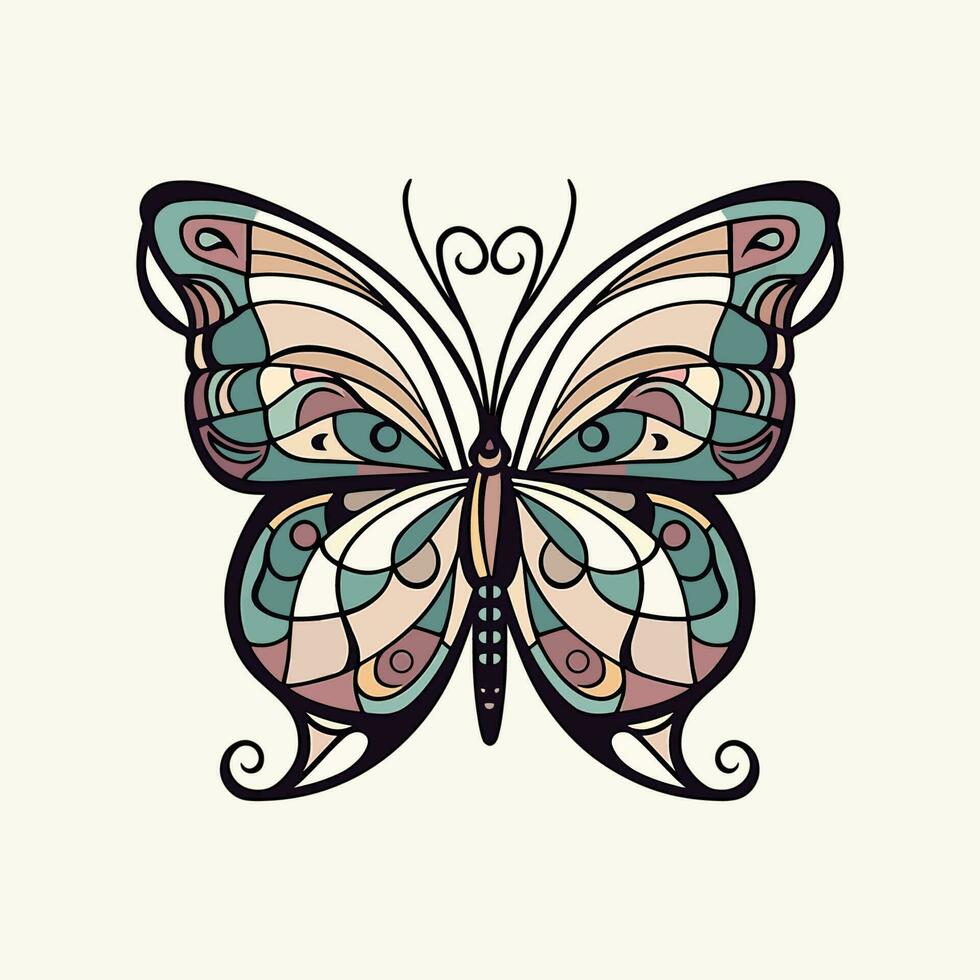 mariposa logo marca diseño es elegante y sofisticado, Perfecto para marcas ese querer a escaparate su belleza y transformación. vector