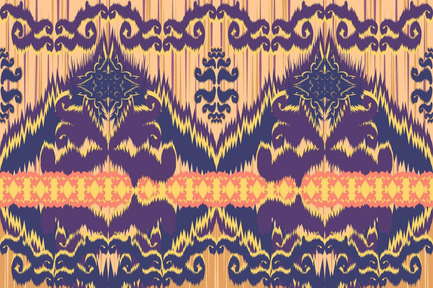 Indigenous pattern design, abstract, from geometric shapes, Asian style, used for background, home decoration, wallpaper. vector