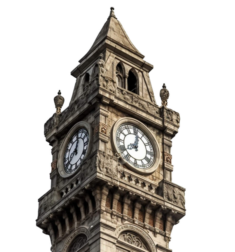 Clock tower in png
