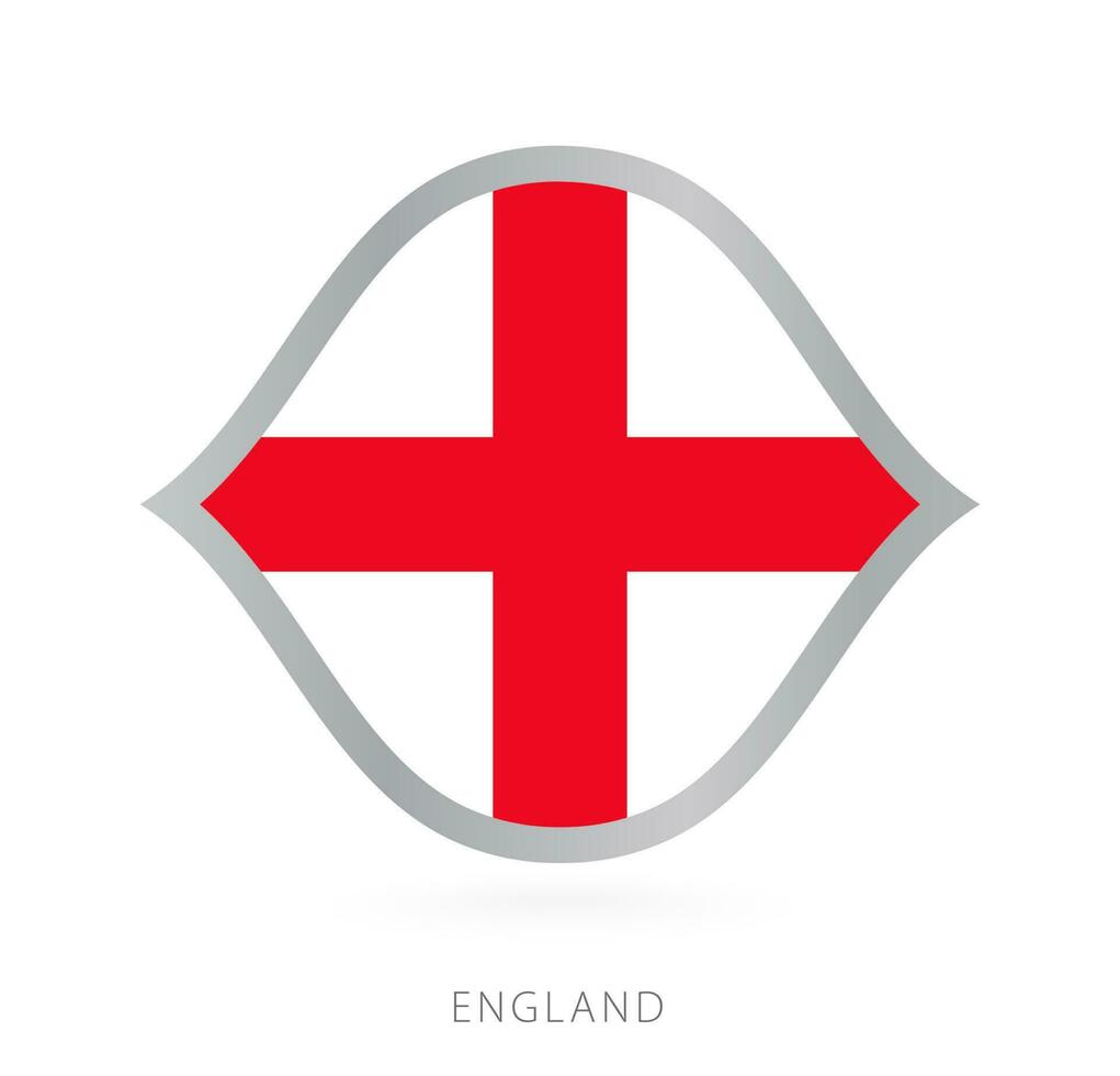 England national team flag in style for international basketball competitions. vector
