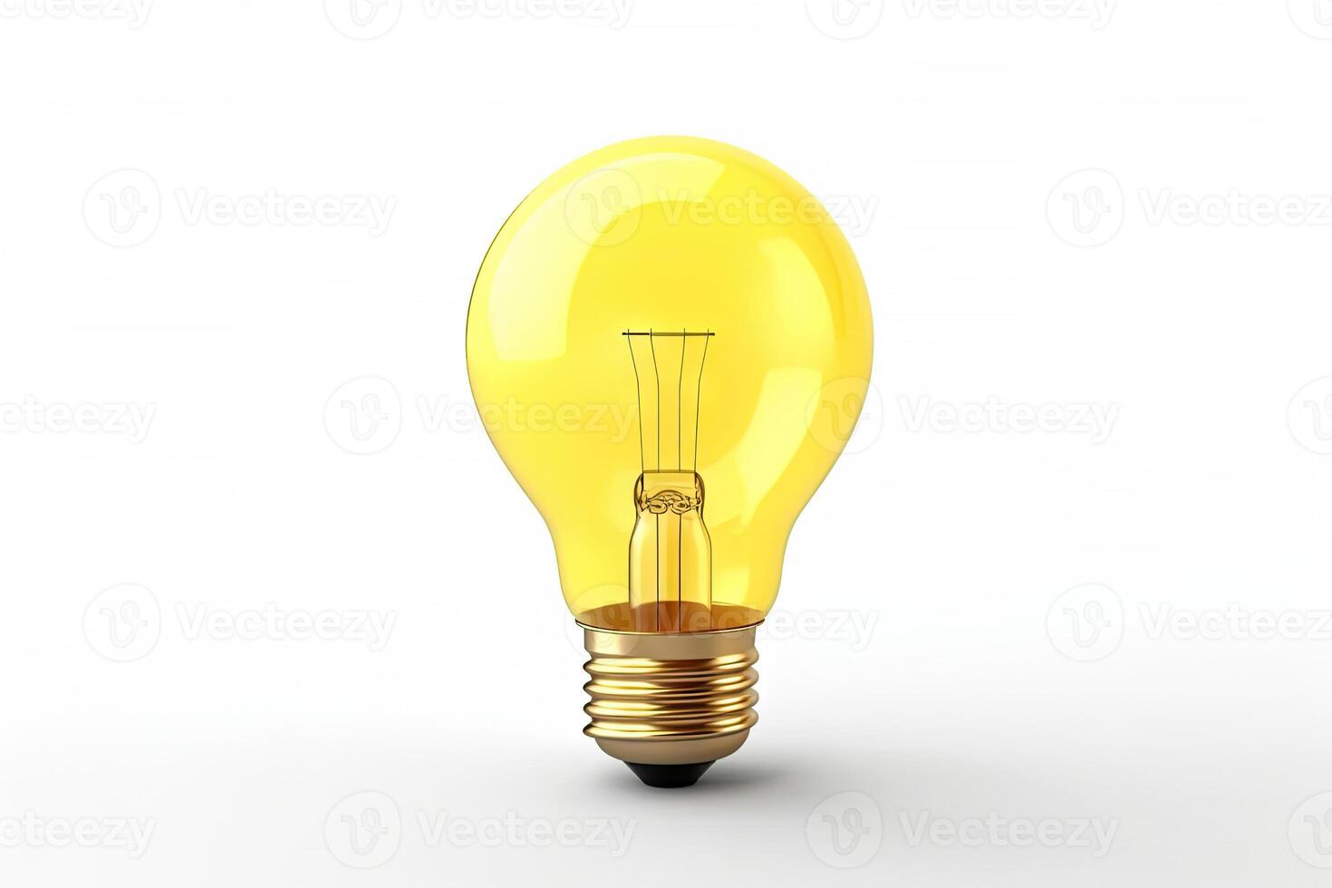 Light bulb that isolate on white background, fully of creative ideas, thinking concept, strategy and business plan, with . photo