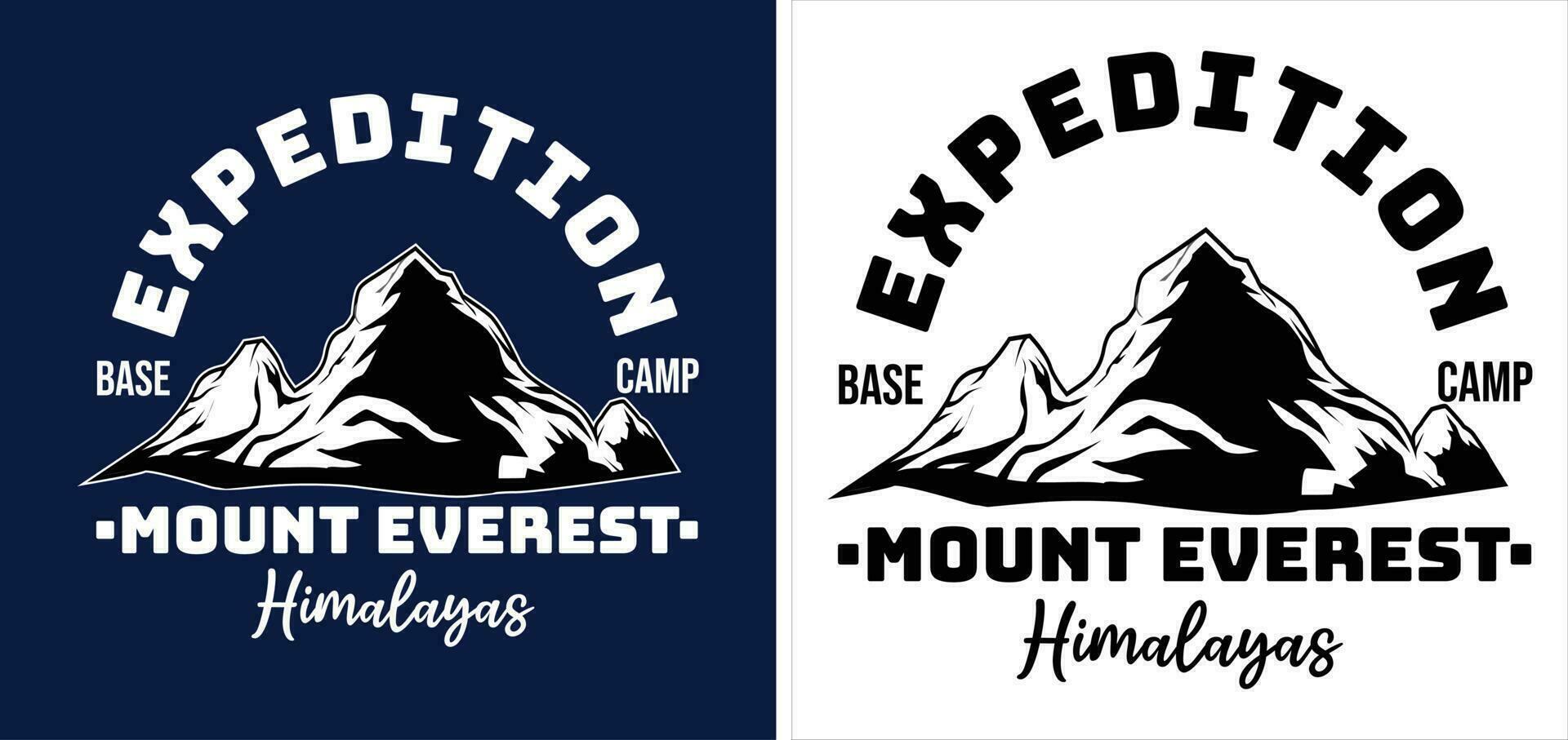 Mount everest himalayas expedition logo vector