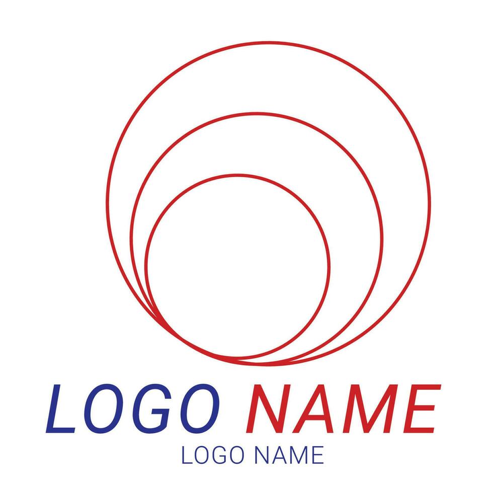 circle vector logo design