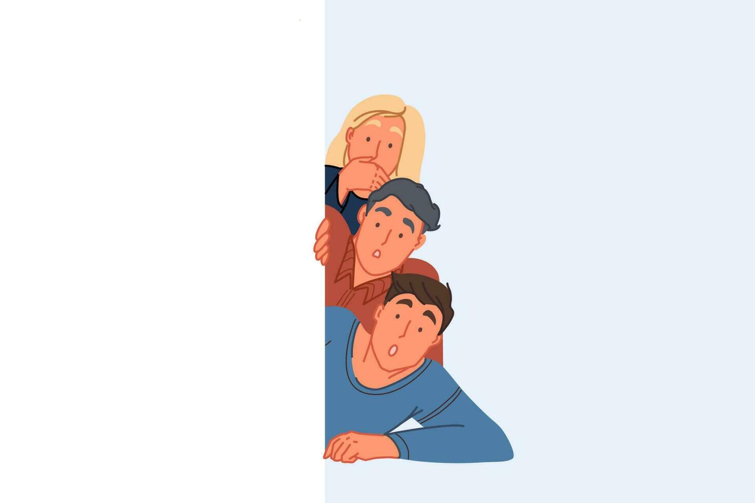 Surprising discovery, peeking concept vector