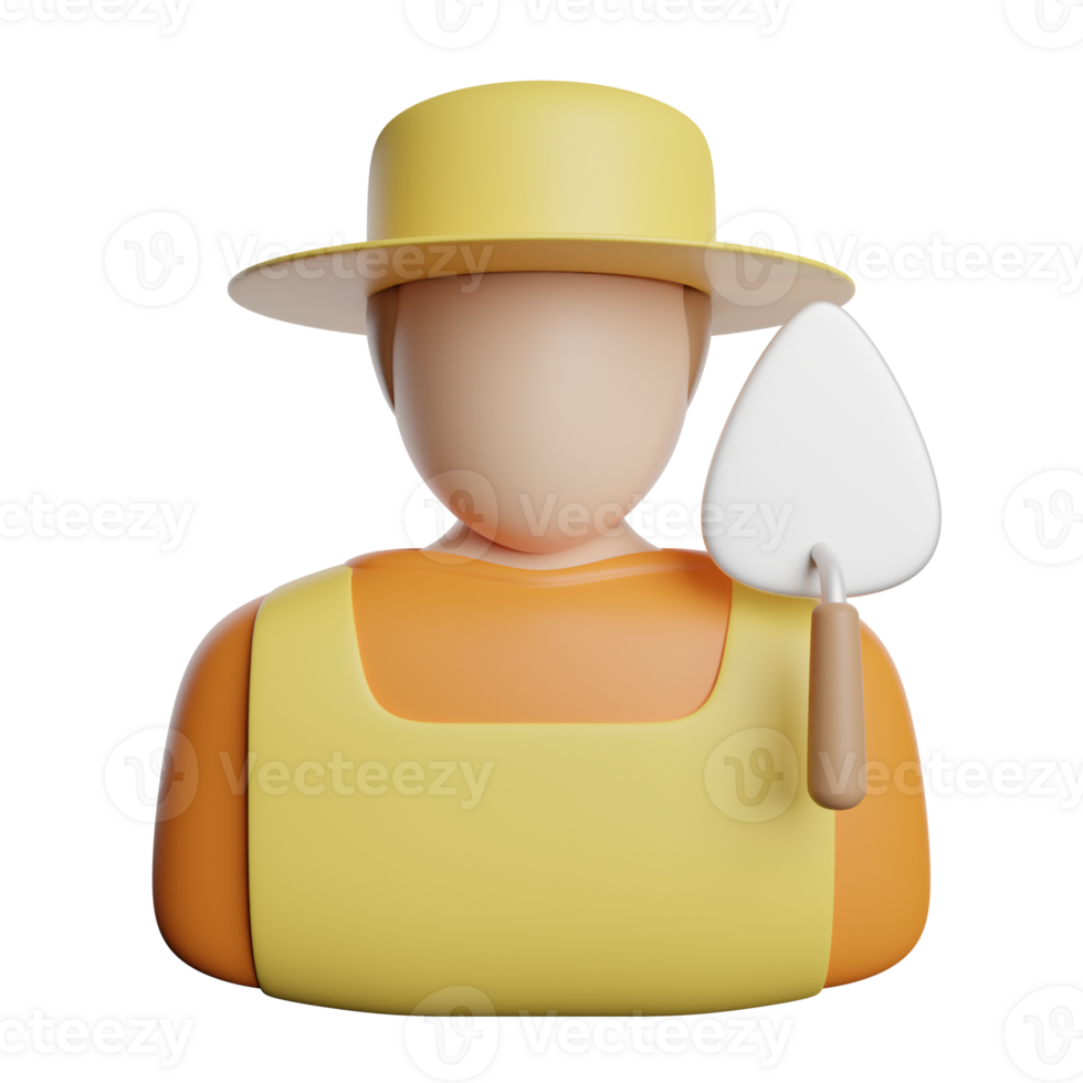 agricultor homem avatar png