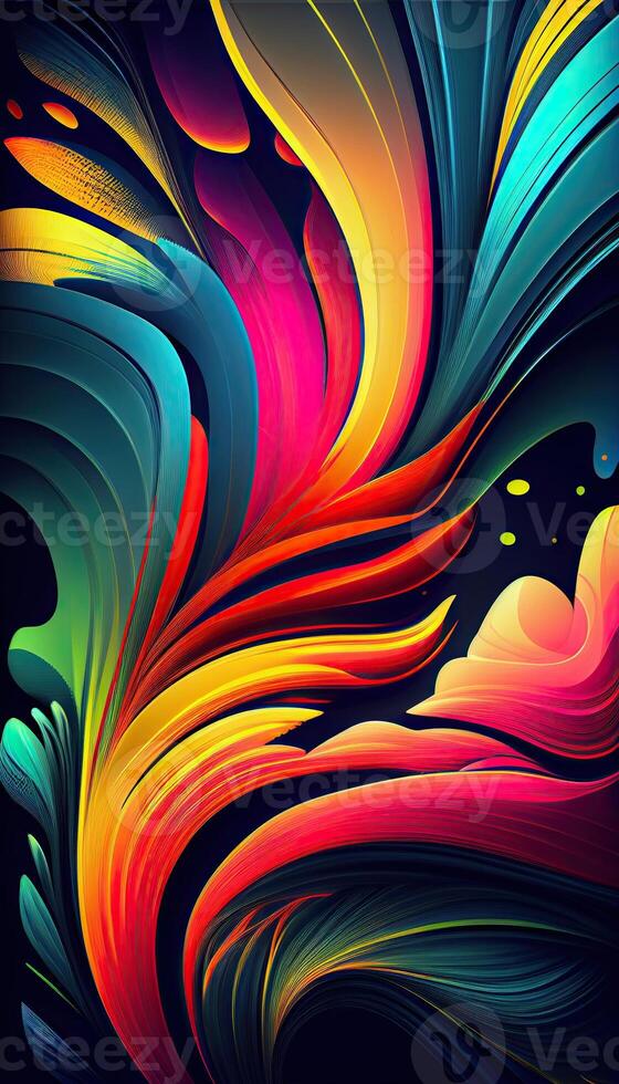 Abstract watercolor color background. photo
