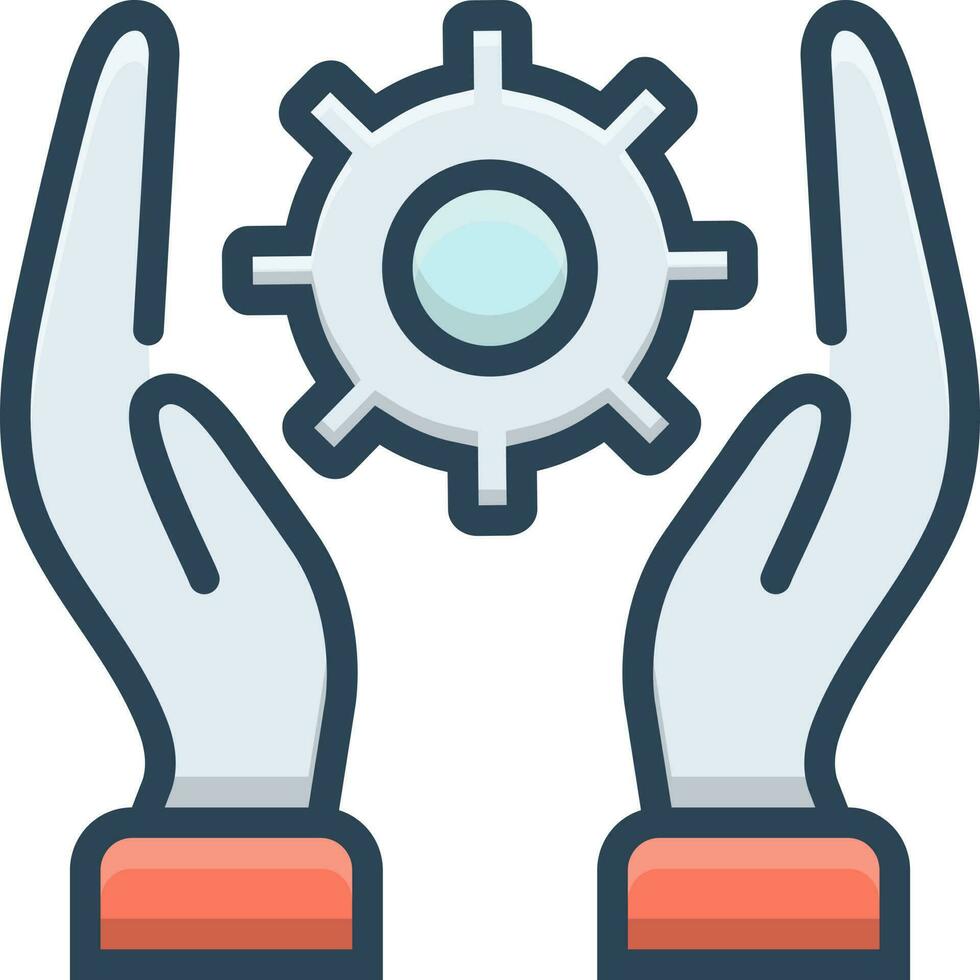 color icon for practical vector