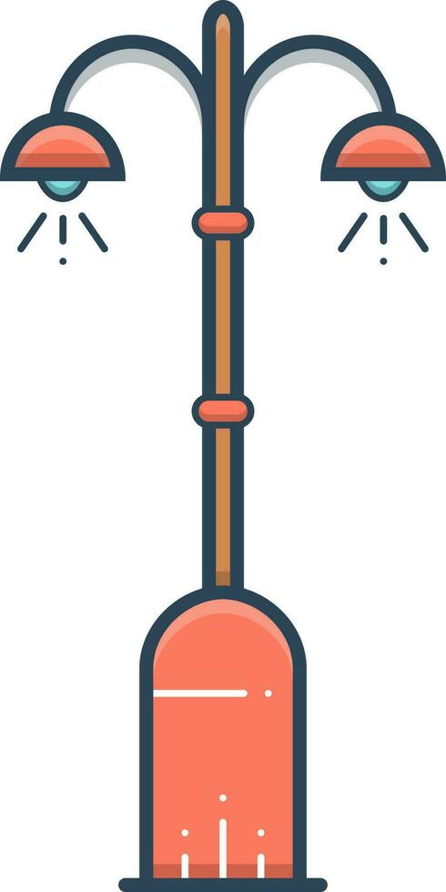 color icon for street vector