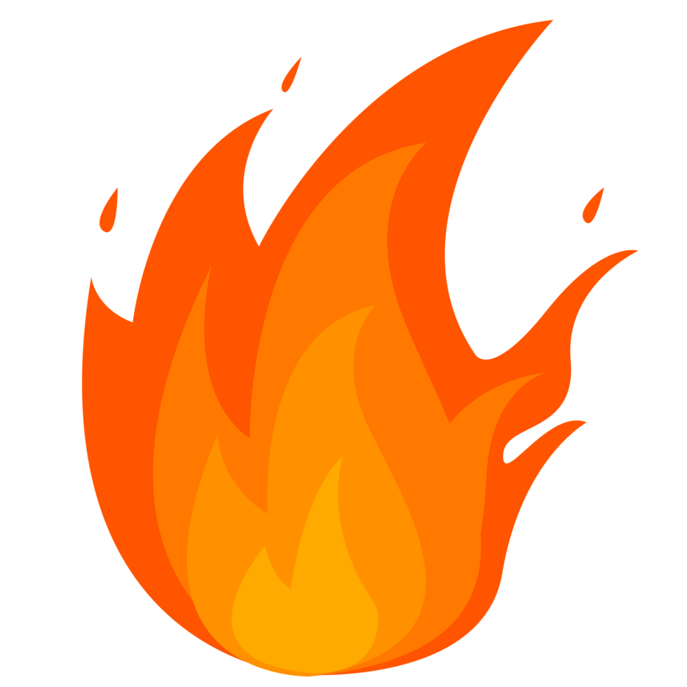 cartoon fire effect, Blaze, Fire free png