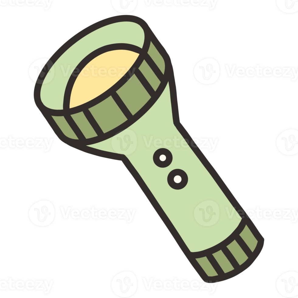 Hand drawn Camping elements png