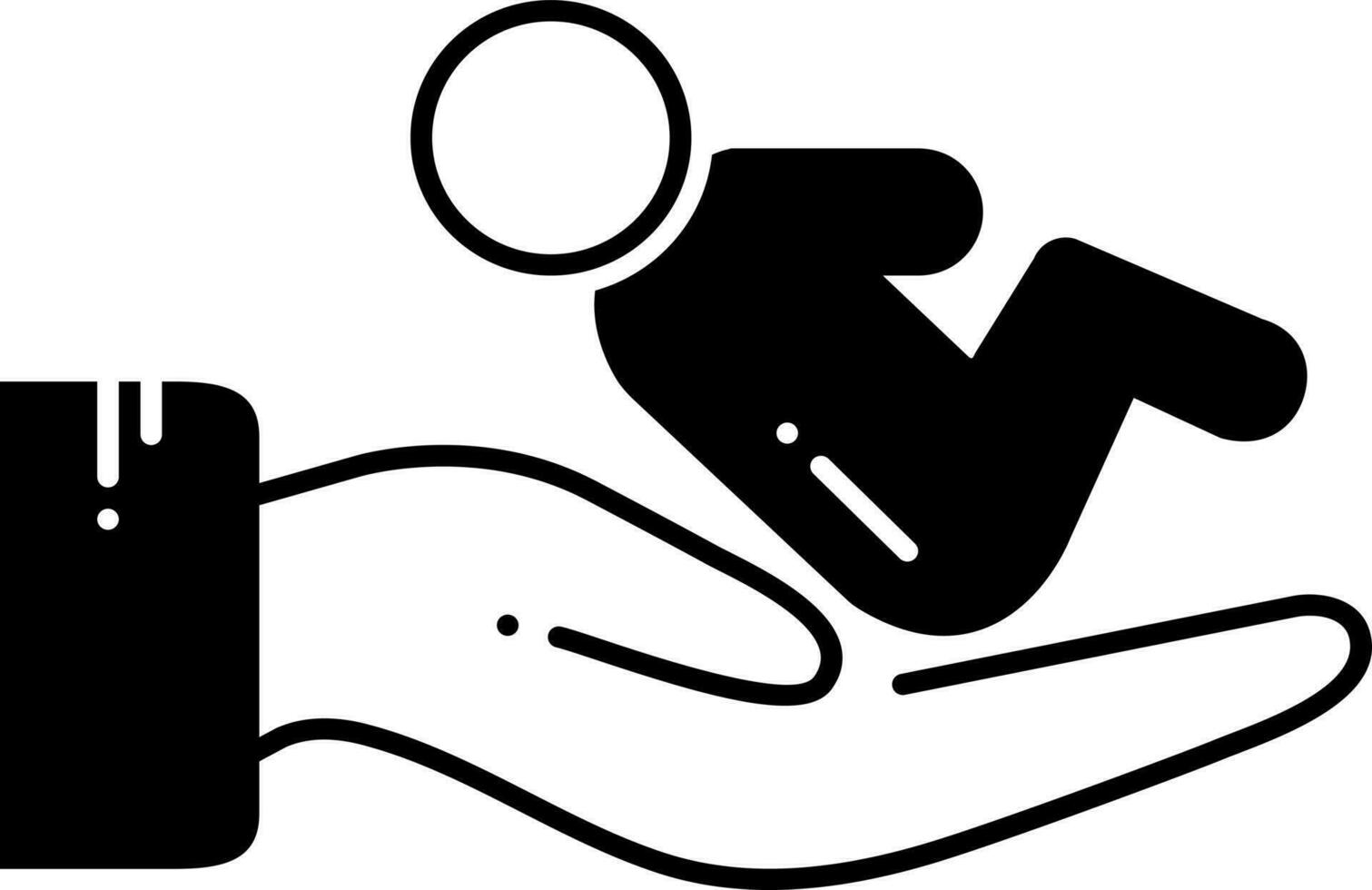 solid icon for postnatal vector
