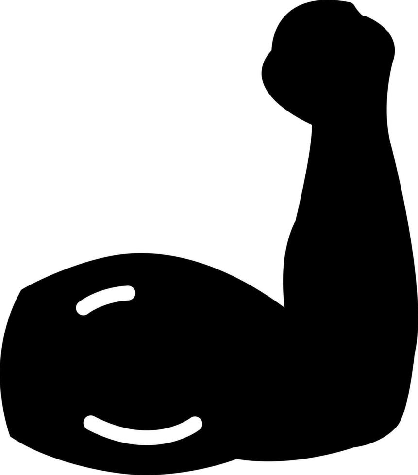 solid icon for powerfull vector