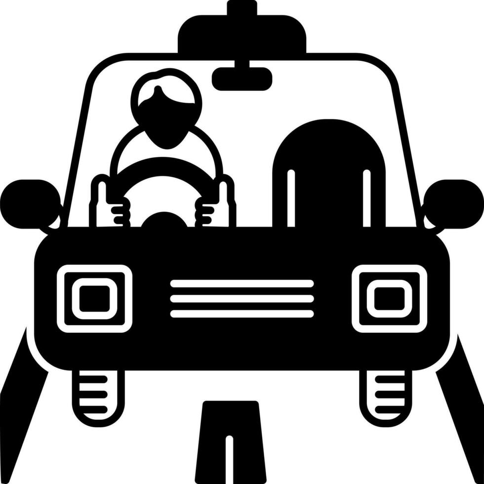 solid icon for auto vector