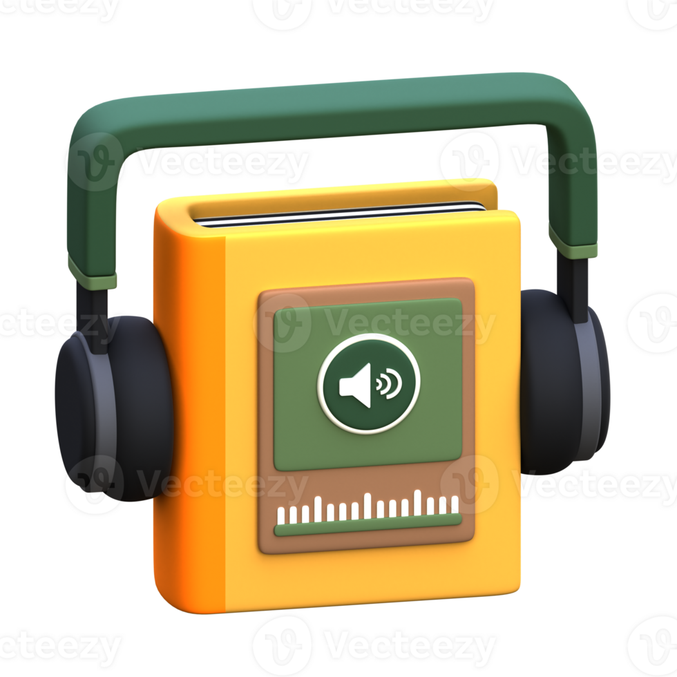 Audio Book 3d Icon png