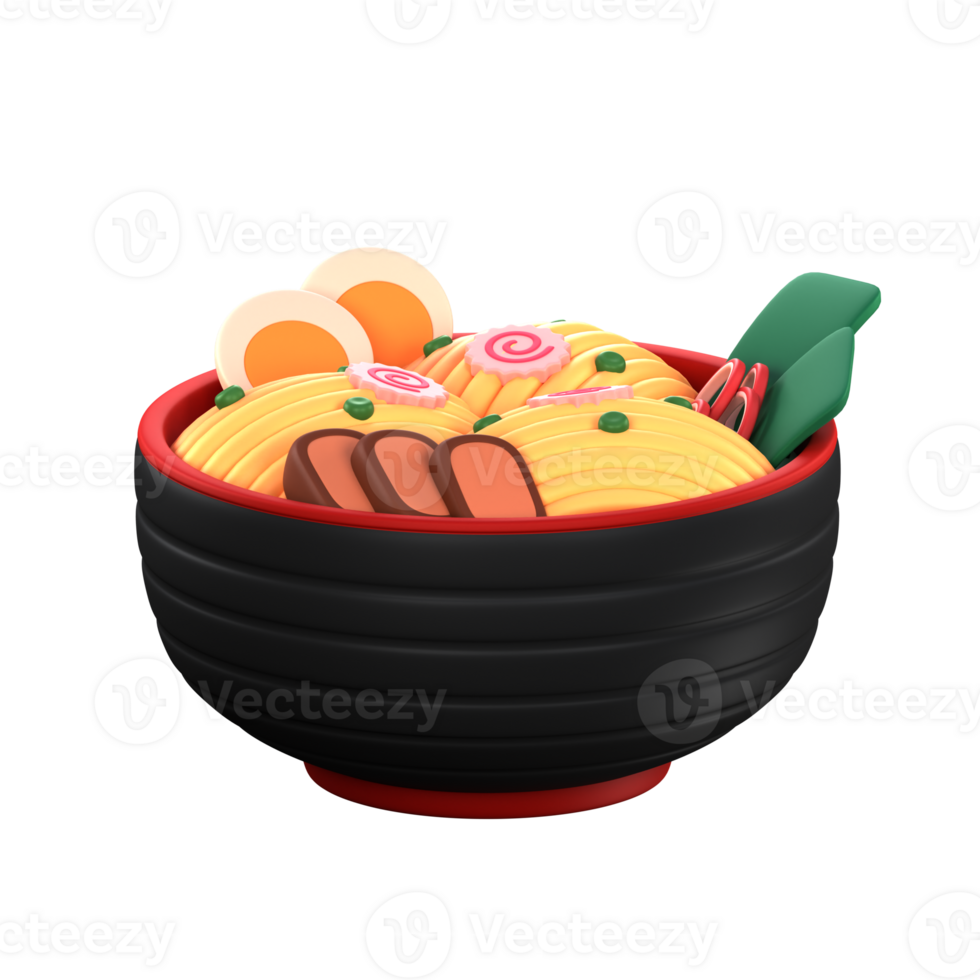 ramen 3d icona png