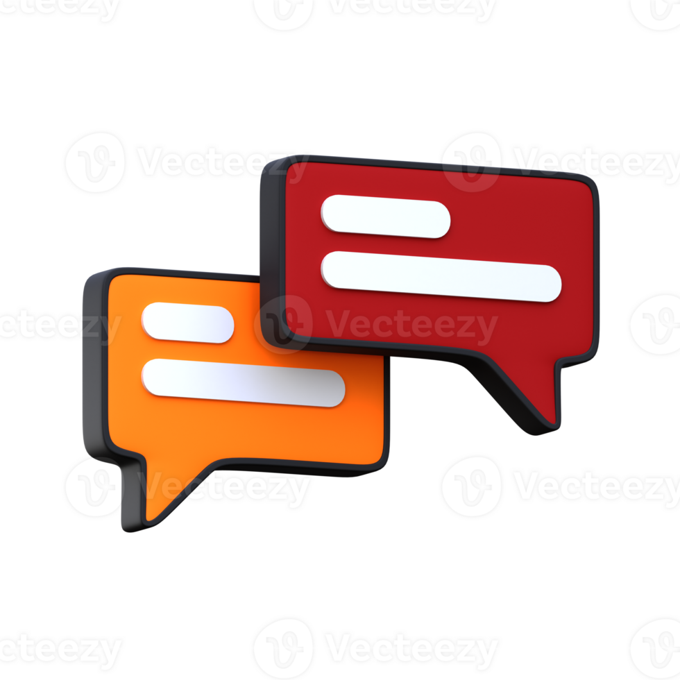 Chat 3d Icon png