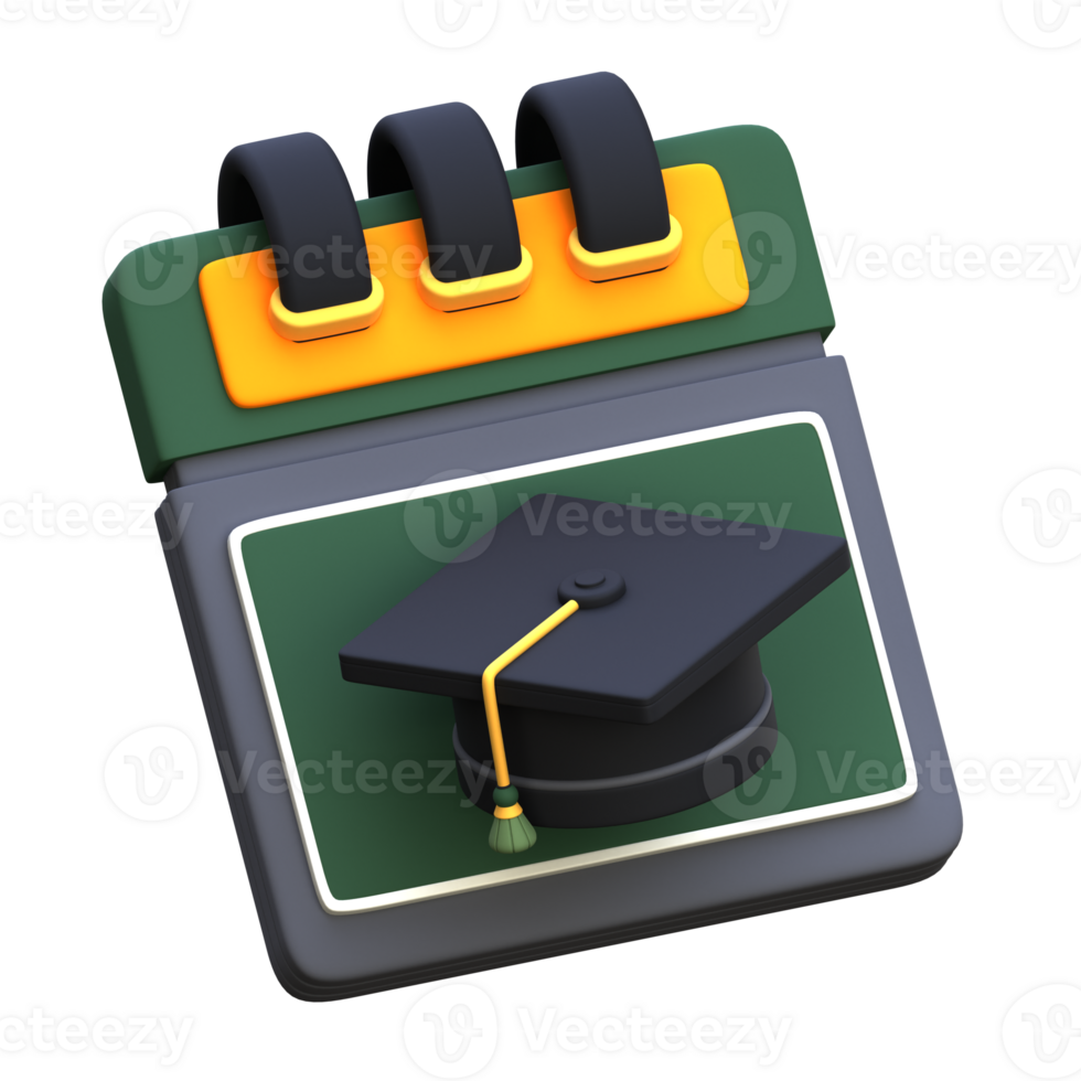 Graduation Date 3d Icon png