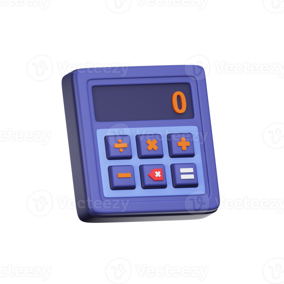Calculator 3d Icon png