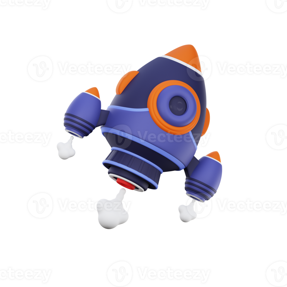 Rocket 3d Icon png