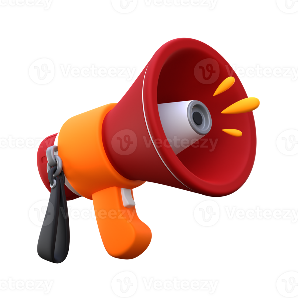 Megaphone 3d Icon png
