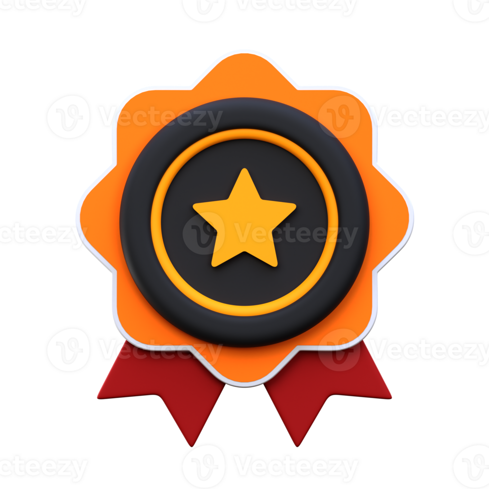 Quality Badge 3d Icon png