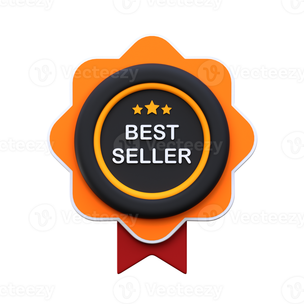 Best Seller 3d Icon png