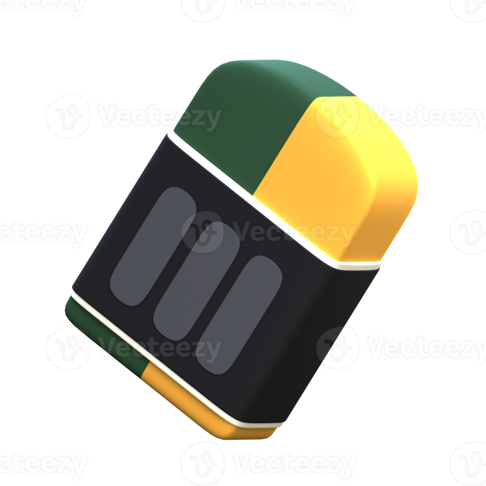 Eraser 3d Icon png