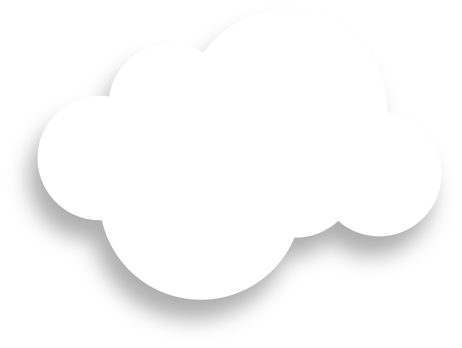 White Cloud With Shadow Design Element 23817173 PNG white-cloud-with-shadow-design-element-23817173-png