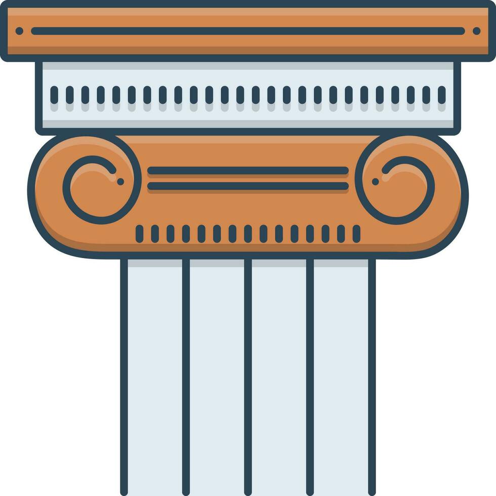 color icon for column vector