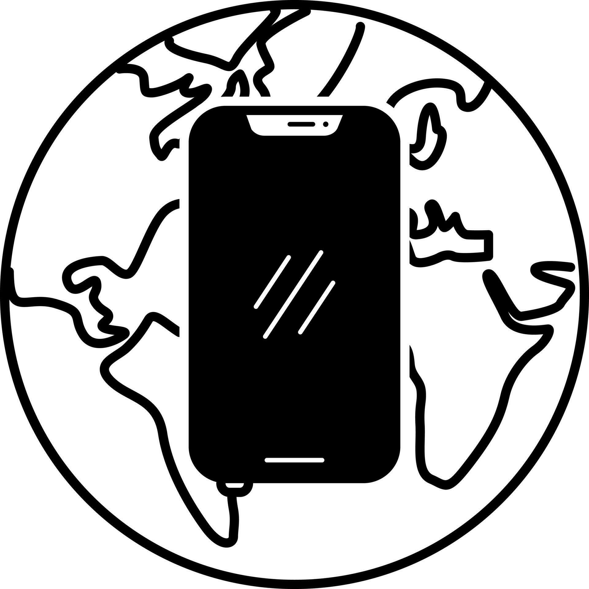 solid icon for internet 23817764 Vector Art at Vecteezy