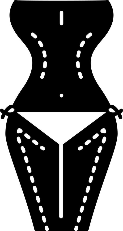 solid icon for plastic surgery vector