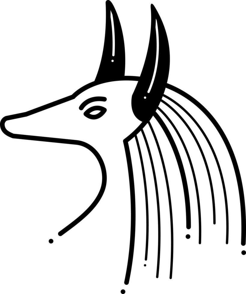 solid icon for egyptian vector