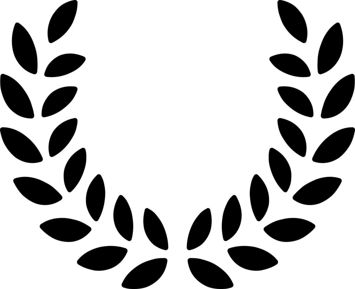 solid icon for leaves vector