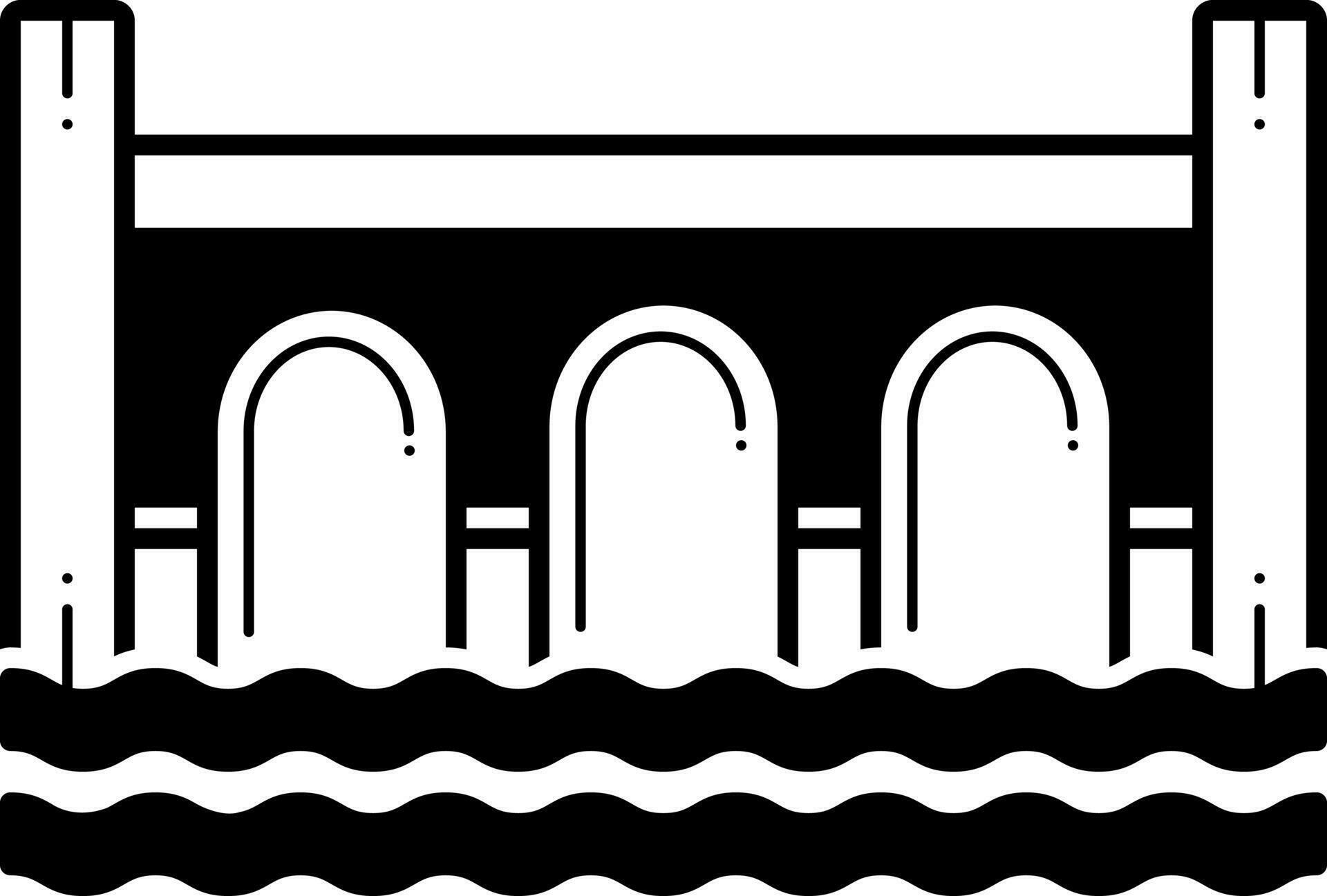 solid icon for bridge 23817862 Vector Art at Vecteezy