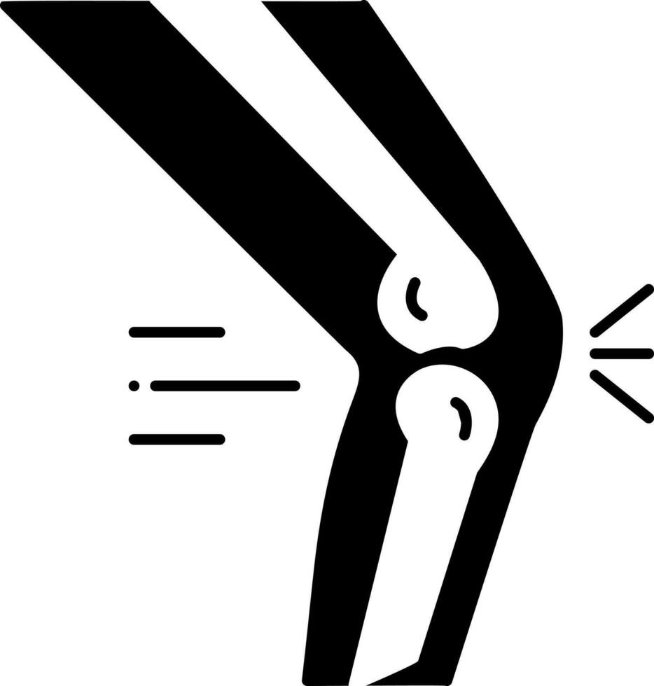solid icon for orthopedics vector
