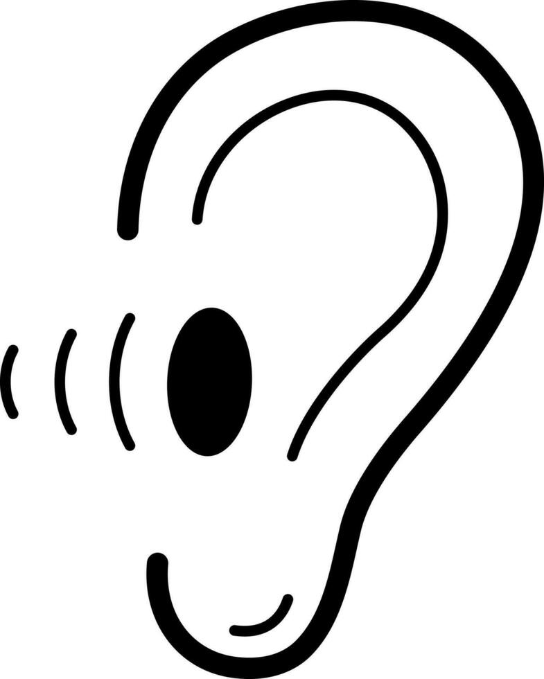 solid icon for audio vector