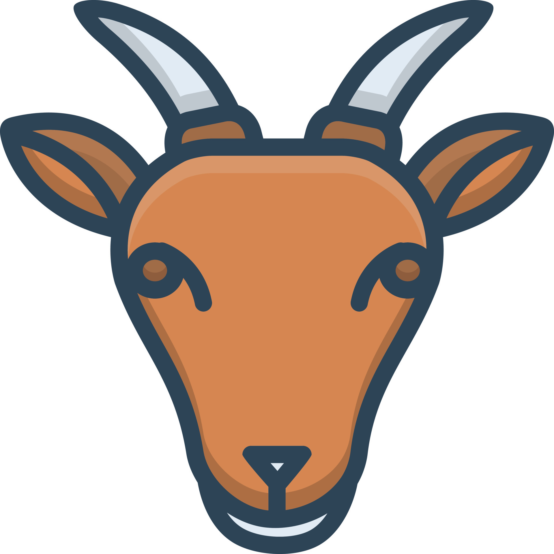 color icon for goat 23818114 Vector Art at Vecteezy